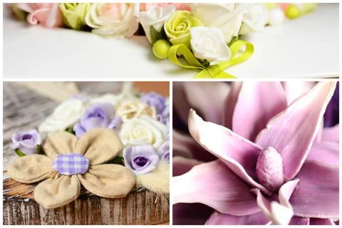 Decoration collage 库存照片