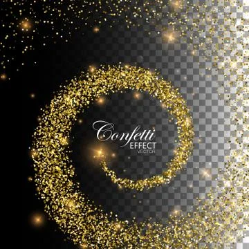 Decoration confetti element for design. Stock Illustration