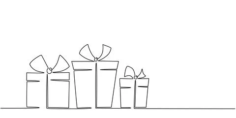 Decoration continuous line hand drawing element for wedding photo book Illustrazione stock