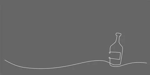 Decoration continuous line hand drawing elements set for wedding photo book Illustrazione stock