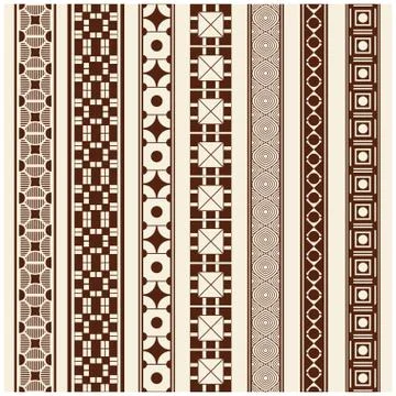 Decoration elements patterns Stock Illustration
