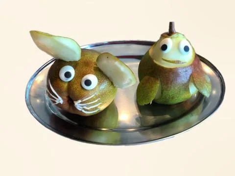 Decoration of fruit Stock Photos