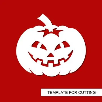 Decoration for Halloween - Pumpkin.  Stock Illustration