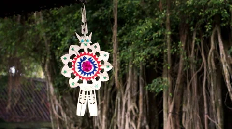 Decoration in hindu temple Stock Footage 68722554