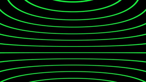 Decoration of horizontal green flat stripes on background moving down slowly Stock Footage 248447411