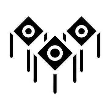 Decoration icon solid style chinese new year illustration vector perfect. Stock Illustration