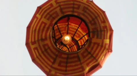 Decoration lantern closeup  Stock Footage 882807