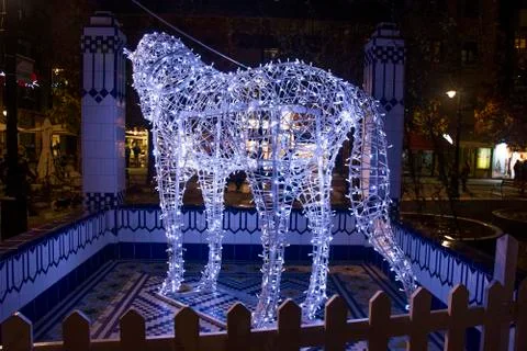 Decoration with light Stock Photos