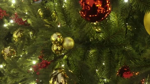 Decoration of a New Year tree Stock-Footage 84071274