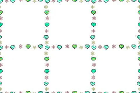 Decoration pattern style. Seamless. Raster illustration. Illustration in black, Illustrazione stock