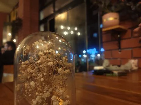 Decoration in restaurant 스톡 사진