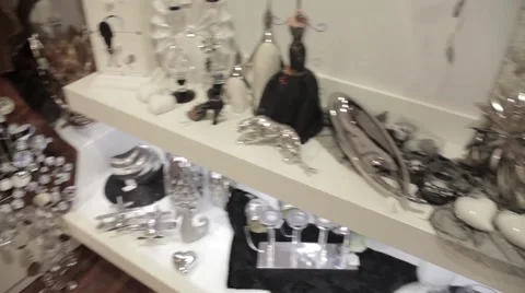 Decoration shelf Stock Footage 53080993