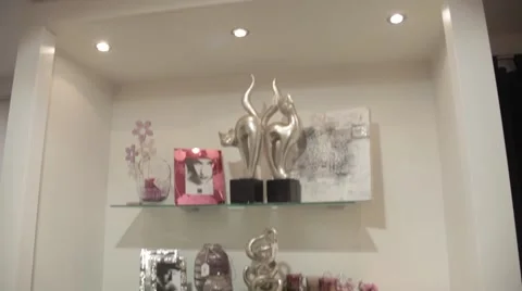 Decoration shelf Stock Footage 53081228