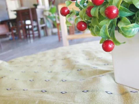 Decoration table close up Stock Photos