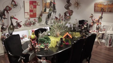 Decoration table Stock Footage 53080911