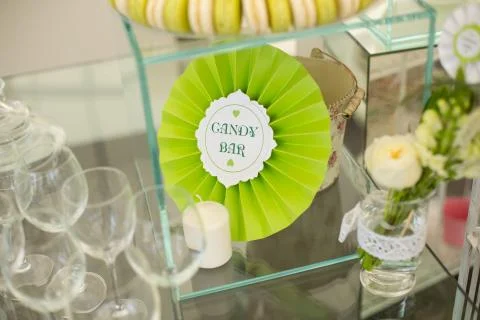 Decoration table Foto stock