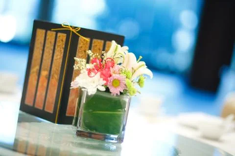 Decoration on the table Stock Photos