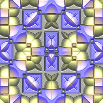 Decoration tile generated seamless texture Stockillustratie