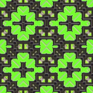 Decoration tile generated seamless texture Stock Illustration