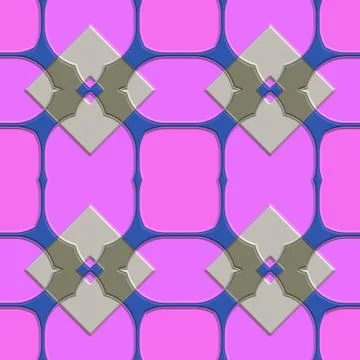 Decoration tile generated seamless texture Stock Illustration