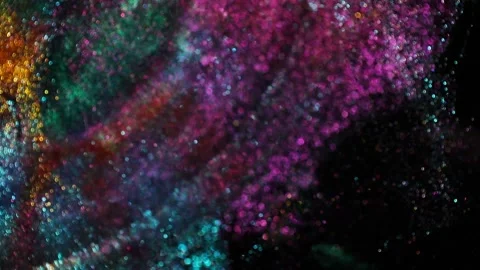 Decoration twinkle glitters background video. Abstract sparkle backdrop with Stock Footage 132454962