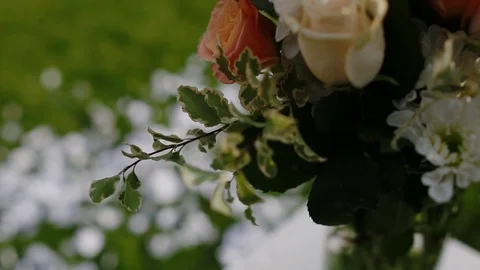 Decoration of the wedding ceremony Stock Footage 79790229