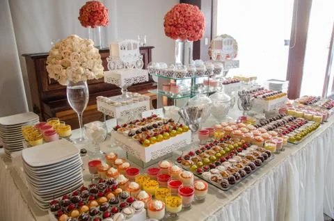 Decoration of a wedding Stock Photos