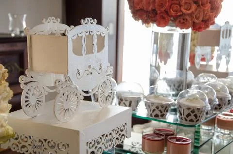 Decoration of a wedding Stock Photos