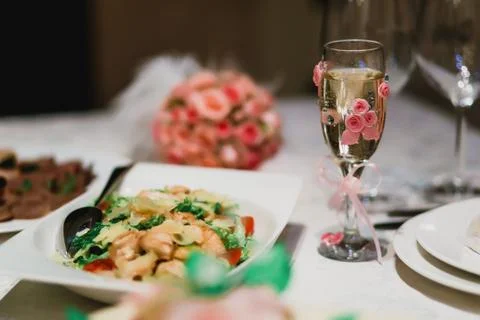 Decoration for the wedding Stock Photos