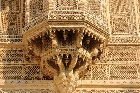 Decoration at Window Balcony Stock Photos