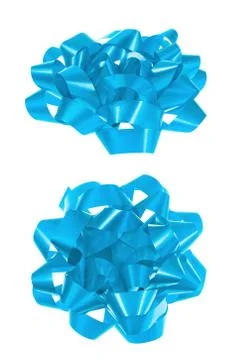 Decorational bow isolated Stock Photos