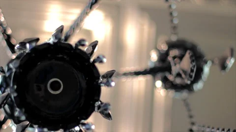 Decorations 3 Chandelier Close Up Stock Footage 36268764