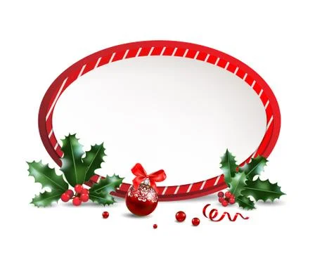 Decorations balls on white Stock Illustration