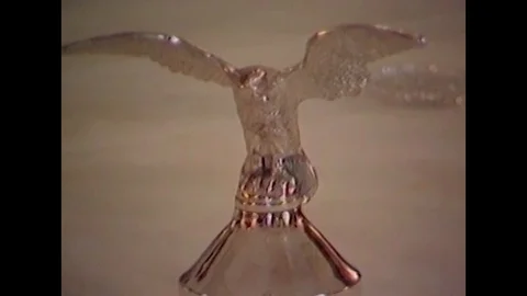 Decorations on the dinner table at the White House - 1985 Stock Footage 90465574