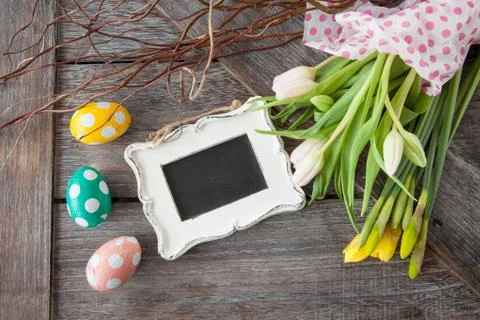 Decorations for easter Stock Photos