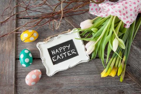 Decorations for easter Stock Photos