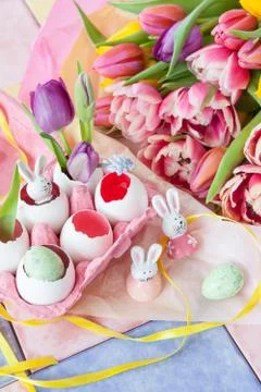 Decorations for easter Stock Photos