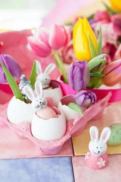 Decorations for easter Foto stock