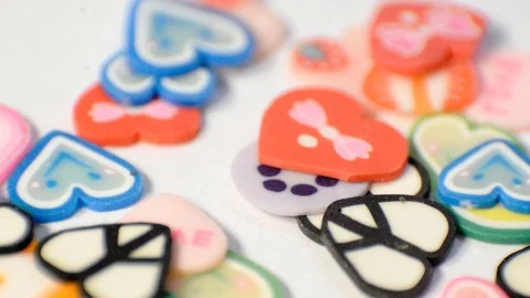 Decorations falling Stock Footage 98545824