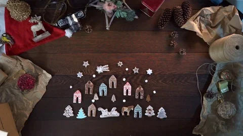 Decorations for New Year Stock Footage 71010961