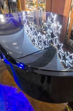 Decorations on a pianoforte Stock-Fotos