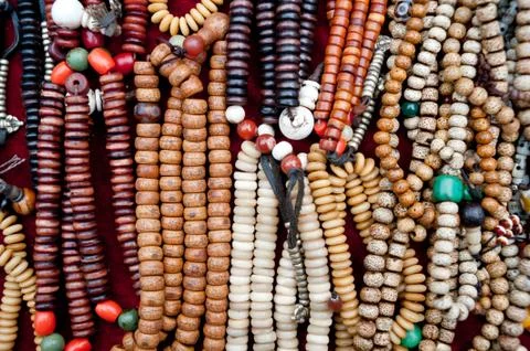 Decorations, prayer beads Stock Photos