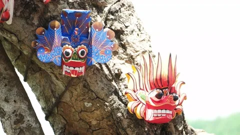 Decorations in Sri Lanka Stock Footage 174678008