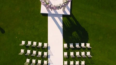 Decorations for wedding ceremony Stock-Footage 72635946