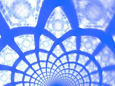 Decorative abstract background for modern design. colored fractals and geomet Stock Illustration