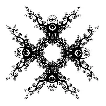 Decorative abstract digital design Stock Illustration
