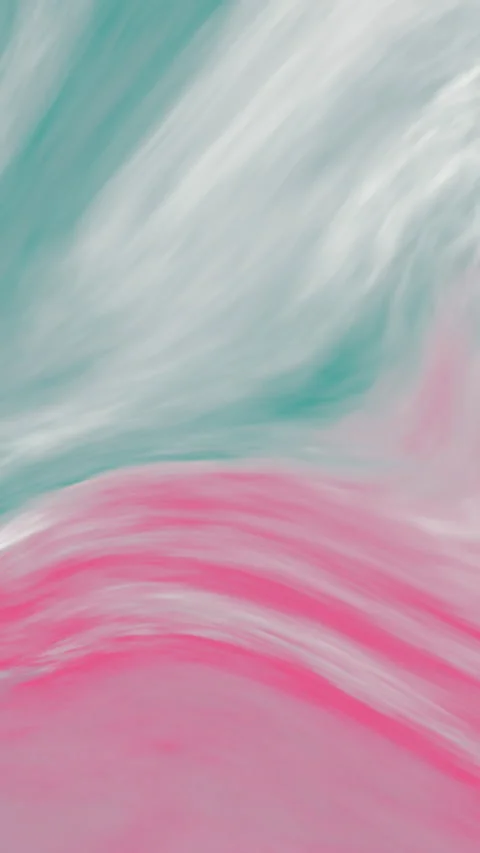 Decorative Abstract Gradient Waves of Pink and Teal Stock Footage 310750044