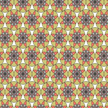 Decorative abstract ornamental pattern Stock Illustration