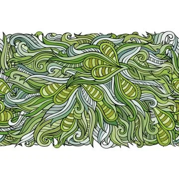 Decorative abstract ornamental seamless pattern Stock Illustration
