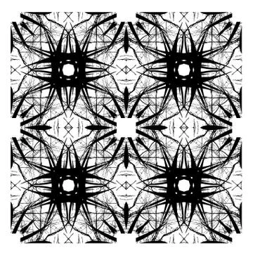 Decorative abstract tile digital design Stock Illustration